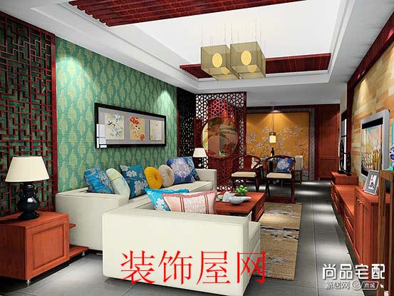 中式吊灯效果图